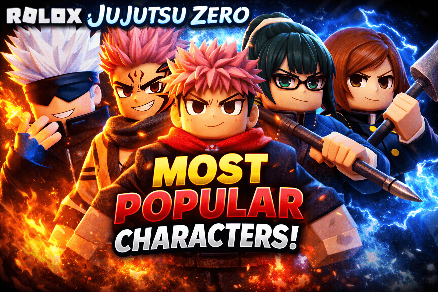 Jujutsu Zero characters in Roblox